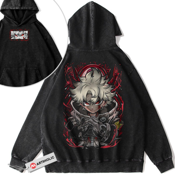 Rudo Surebrec Hoodie, Gachiakuta Hoodie, Anime Hoodie, Vintage Hoodie 2-Sided