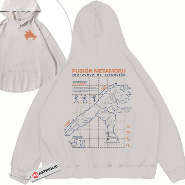 Son Goku Hoodie, Dragon Ball Hoodie, Anime Hoodie, Vintage Hoodie 2-Sided