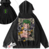 Roronoa Zoro Hoodie, One Piece Hoodie, Anime Hoodie, Vintage Hoodie 2-Sided
