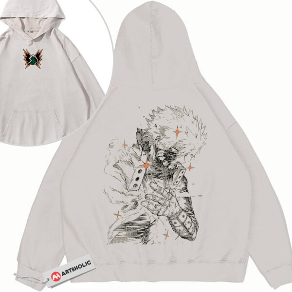 Katsuki Bakugo Hoodie, MHA Hoodie, Anime Hoodie, Vintage Hoodie 2-Sided