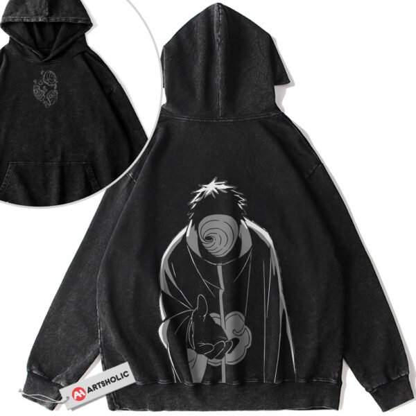 Obito Uchiha Hoodie, Naruto Hoodie, Anime Hoodie, Vintage Hoodie 2-Sided