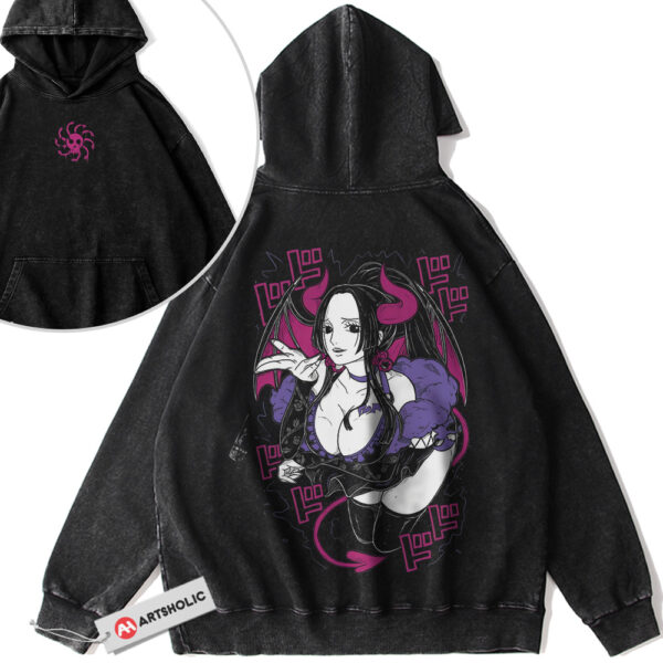 Boa Hancock Hoodie, One Piece Hoodie, Anime Hoodie, Vintage Hoodie 2-Sided