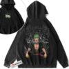Roronoa Zoro Hoodie, One Piece Hoodie, Anime Hoodie, Vintage Hoodie 2-Sided