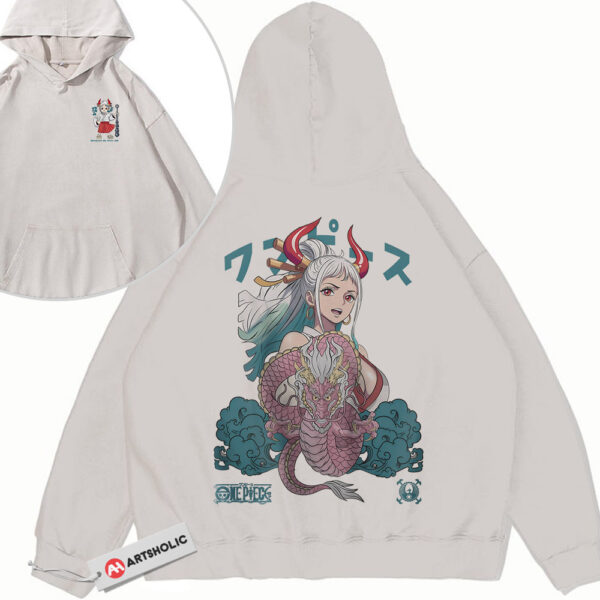 Yamato Hoodie, One Piece Hoodie, Anime Hoodie, Vintage Hoodie 2-Sided