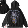 Gabumon Hoodie, Garurumon Hoodie, Digimon Hoodie, Anime Hoodie, Vintage Hoodie 2-Sided