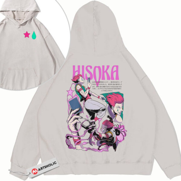 Hisoka Hoodie, Hunter x Hunter Hoodie, HxH Hoodie, Anime Hoodie, Vintage Hoodie 2-Sided