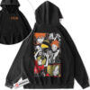 Haikyuu Hoodie, Anime Hoodie, Vintage Hoodie 2-Sided