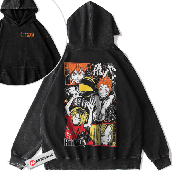 Haikyuu Hoodie, Anime Hoodie, Vintage Hoodie 2-Sided