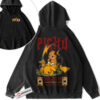Pikachu Hoodie, Pichu Hoodie, Raichu Hoodie, Pokemon Hoodie, Anime Hoodie, Vintage Hoodie 2-Sided