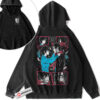 Mikasa Ackerman Hoodie, Eren Yeager Hoodie, Attack On Titan Hoodie, AOT Hoodie, Anime Hoodie, Vintage Hoodie 2-Sided