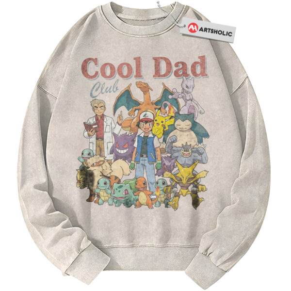 Cool Dad Club Sweatshirt, Pokemon Sweatshirt, PKM Sweatshirt, Anime Sweatshirt, Vintage Sweater