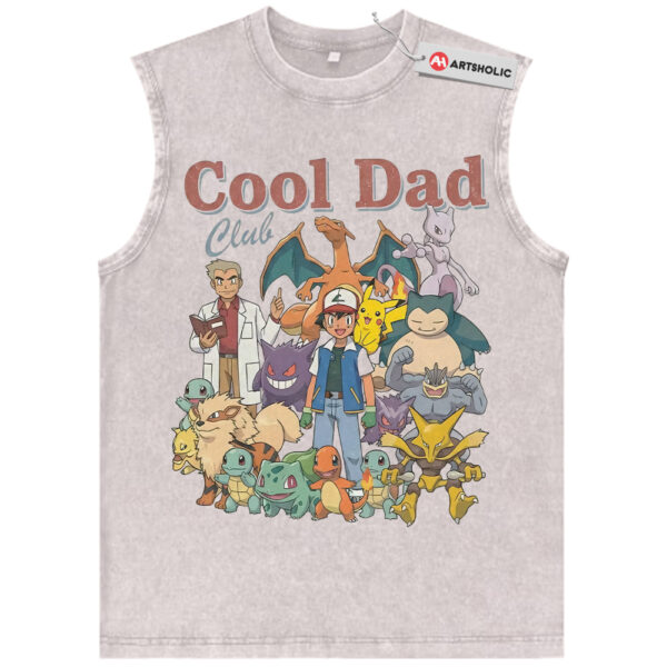 Cool Dad Club Tank Top, Pokemon Tank Top, PKM Tank Top, Anime Tank Top, Vintage Tank Top