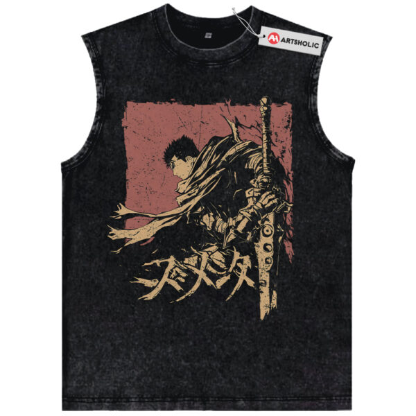 Guts Tank Top, Berserk Tank Top, Anime Tank Top, Vintage Tank Top