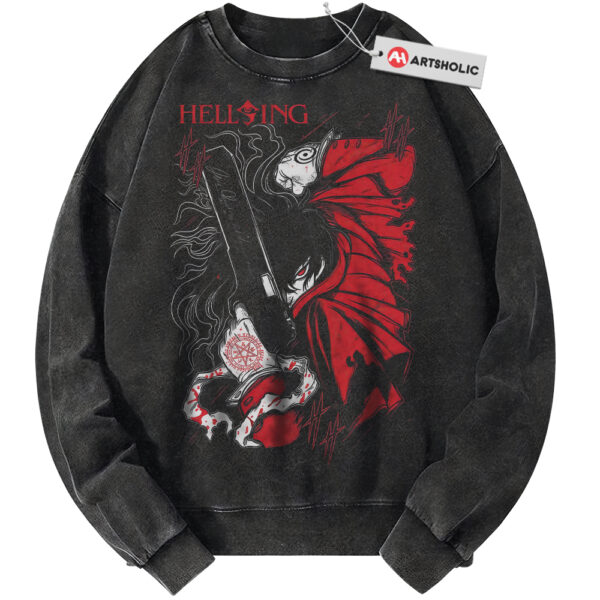 Alucard Sweatshirt, Hellsing Sweatshirt, Anime Sweatshirt, Vintage Sweater