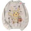Pikachu Sweatshirt, Halloween Sweatshirt, Pokemon Sweatshirt, Anime Sweatshirt, Vintage Sweater