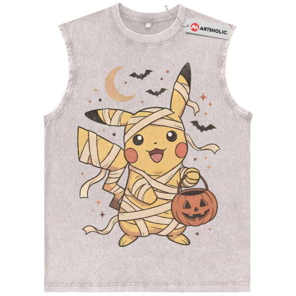 Pikachu Tank Top, Halloween Tank Top, Pokemon Tank Top, Anime Tank Top, Vintage Tank Top