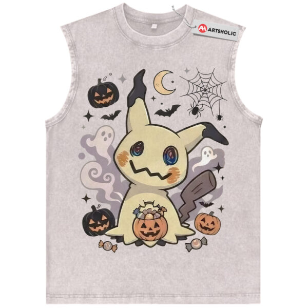 Mimikyu Tank Top, Halloween Tank Top, Pokemon Tank Top, PKM Tank Top, Anime Tank Top, Vintage Tank Top