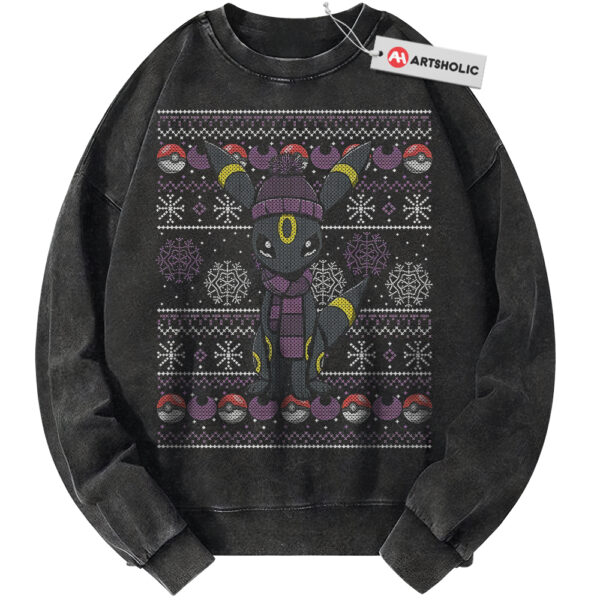 Umbreon Sweatshirt, Pokemon Sweatshirt, PKM Sweatshirt, Christmas Sweatshirt, Anime Sweatshirt, Vintage Sweater