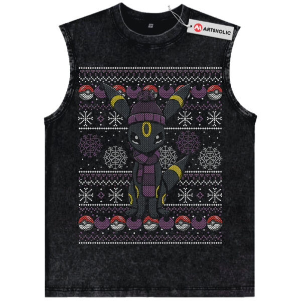 Umbreon Tank Top, Pokemon Tank Top, PKM Tank Top, Christmas Tank Top, Anime Tank Top, Vintage Tank Top