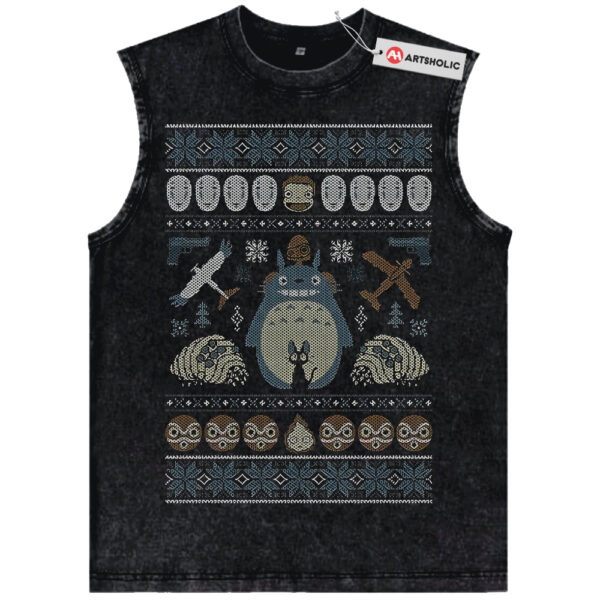 Studio Ghibli Tank Top, Christmas Tank Top, Anime Tank Top, Vintage Tank Top