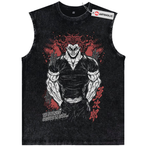 Yujiro Hanma Tank Top, Baki the Grappler Tank Top, Anime Tank Top, Vintage Tank Top