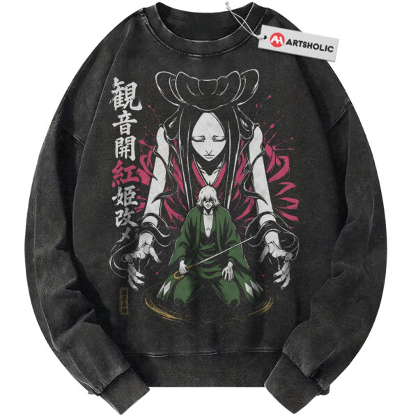 Urahara Kisuke Sweatshirt, Bleach Sweatshirt, Anime Sweatshirt, Vintage Sweater