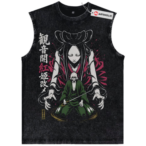 Urahara Kisuke Tank Top, Bleach Tank Top, Anime Tank Top, Vintage Tank Top
