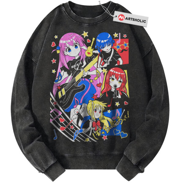 Bocchi the Rock Sweatshirt, Anime Sweatshirt, Vintage Sweater
