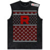 Team Rocket Tank Top, Christmas Tank Top, Pokemon Tank Top, PKM Tank Top, Anime Tank Top, Vintage Tank Top