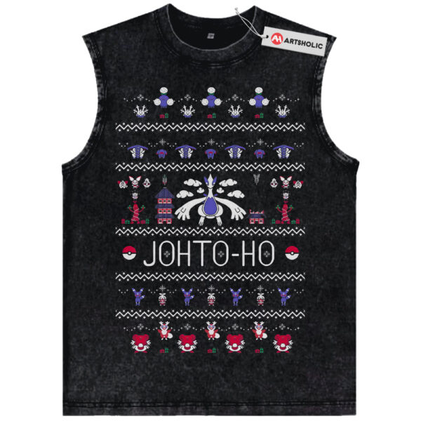 Lugia Tank Top, Christmas Tank Top, Pokemon Tank Top, PKM Tank Top, Anime Tank Top, Vintage Tank Top