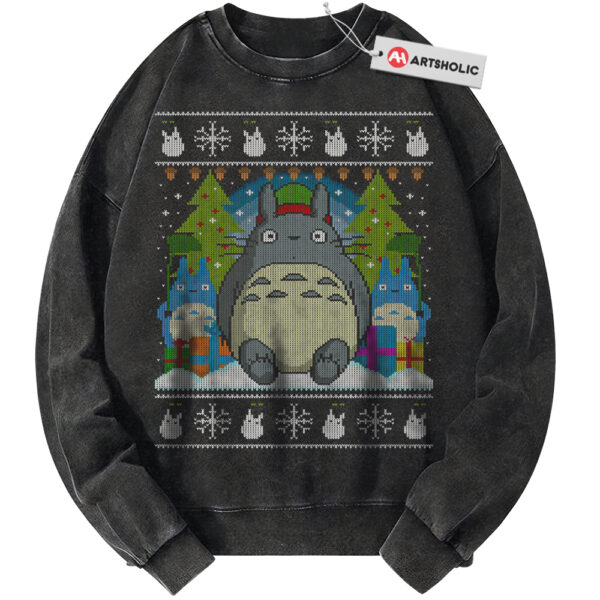 My Neighbor Totoro Sweatshirt, Studio Ghibli Sweatshirt, Christmas Sweatshirt, Anime Sweatshirt, Vintage Sweater