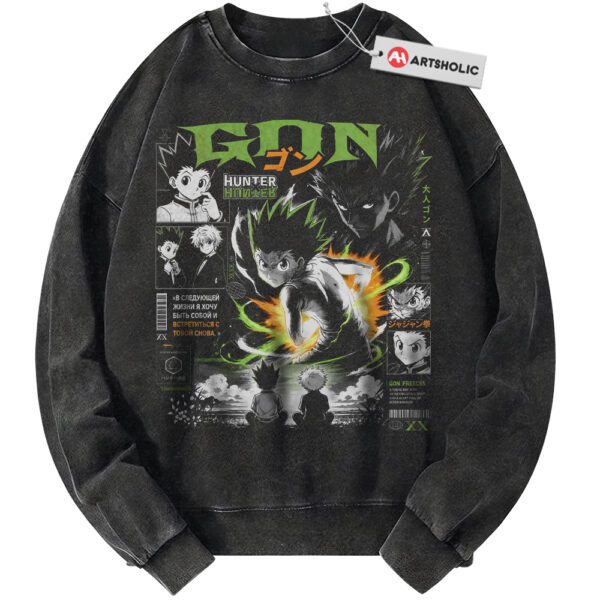 Gon Freecss Sweatshirt, Hunter x Hunter Sweatshirt, HxH Sweatshirt, Anime Sweatshirt, Vintage Sweater