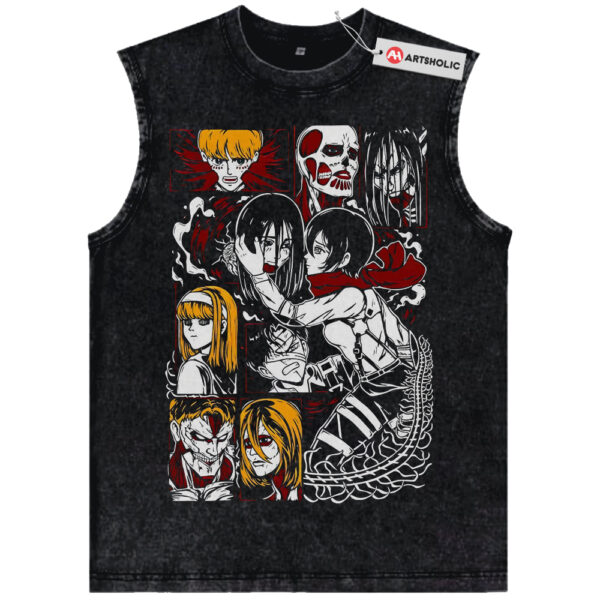 Attack on Titan Tank Top, Anime Tank Top, Vintage Tank Top