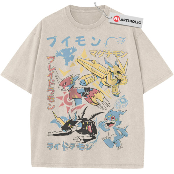 Veemon Evolutions Shirt, Digimon Shirt, Anime Shirt, Vintage Tee