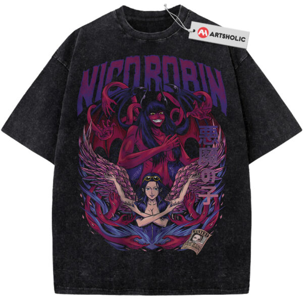 Nico Robin Shirt, One Piece Shirt, Anime Shirt, Vintage Tee
