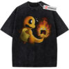 Charmander and Calcifer Shirt, Pokemon Shirt, Anime Shirt, Vintage Tee