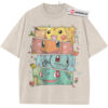 Pikachu, Squirtle, Bulbasaur and Charmander Shirt, Pokemon Shirt, PKM Shirt, Christmas Shirt, Anime Shirt, Vintage T-Shirt