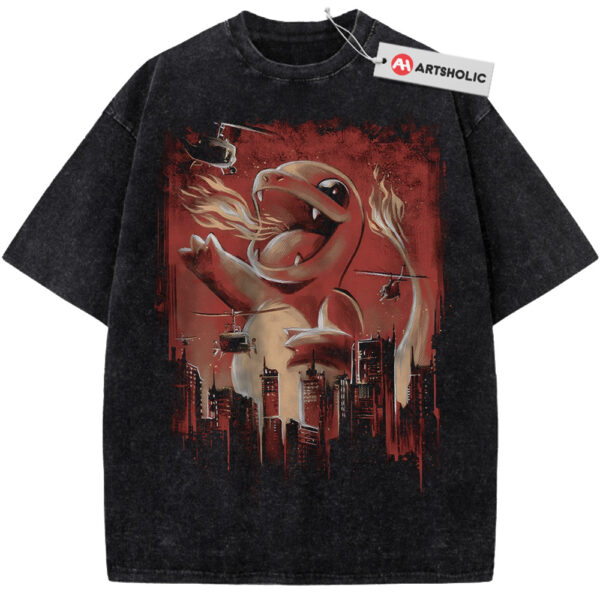 Charmander Shirt, Pokemon Shirt, PKM Shirt, Anime Shirt, Vintage T-Shirt