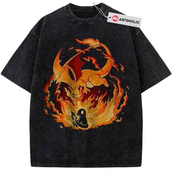 Charmander Shirt, Charizard Shirt, Pokemon Shirt, PKM Shirt, Anime Shirt, Vintage T-Shirt