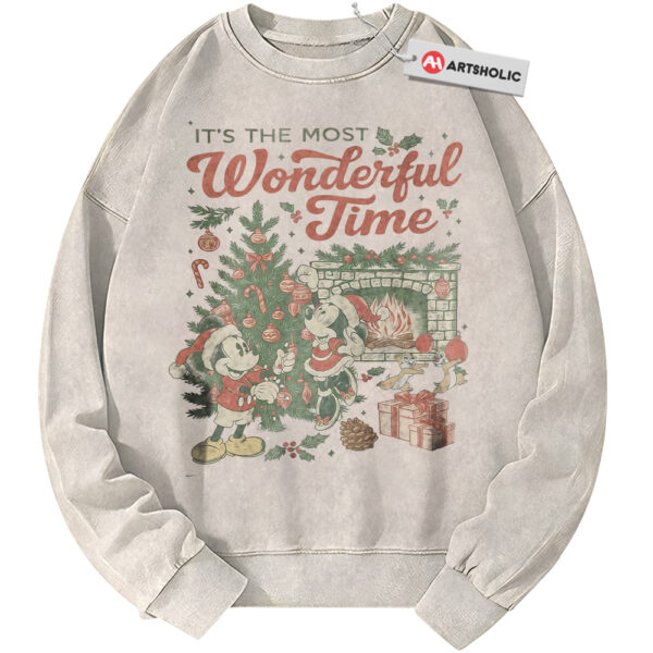 Minnie Mouse Sweatshirt, Mickey Mouse Sweatshirt, Christmas Sweatshirt, Animated Sweatshirt, Vintage Sweater
