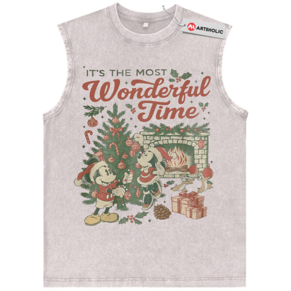 Minnie Mouse Tank Top, Mickey Mouse Tank Top, Christmas Tank Top, Animated Tank Top, Vintage Tank Top