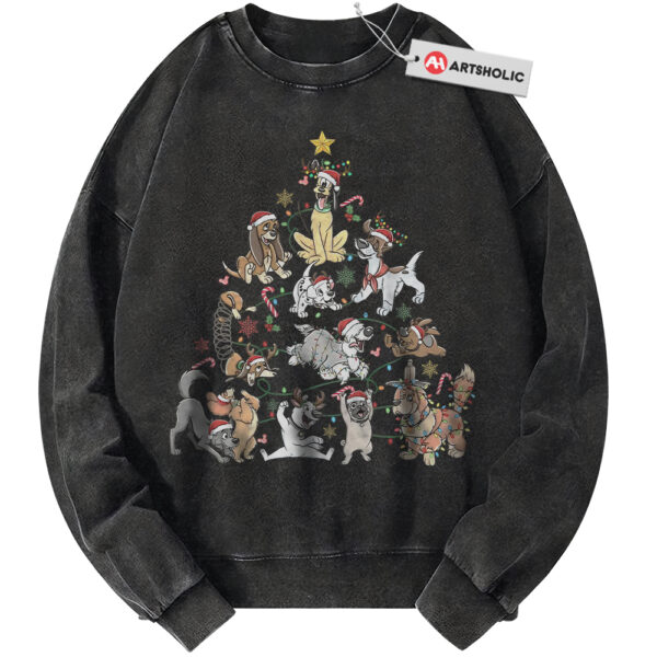 Disney Dog Sweatshirt, Christmas Sweatshirt, Animated Sweatshirt, Vintage Sweater