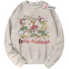 The Three Caballeros Sweatshirt, Christmas Sweatshirt, Winter Disney Sweatshirt, Animated Sweatshirt, Vintage Sweater