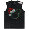 Mickey Mouse Tank Top, Christmas Tank Top, Disney Tank Top, Animated Tank Top, Vintage Tank Top