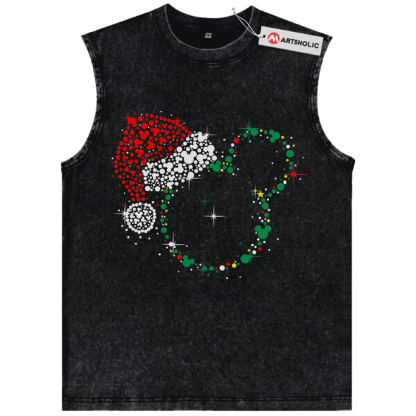 Mickey Mouse Tank Top, Christmas Tank Top, Disney Tank Top, Animated Tank Top, Vintage Tank Top