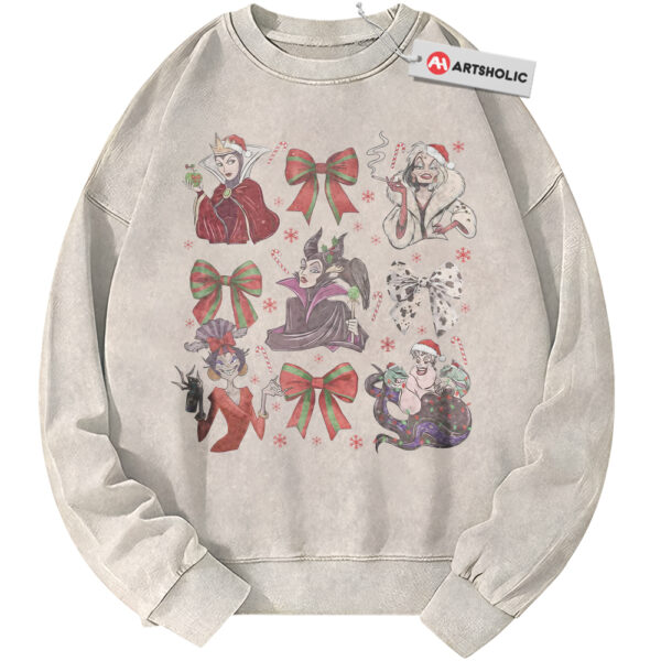 Female Disney Villains Sweatshirt, Christmas Sweatshirt, Animated Sweatshirt, Vintage Sweater