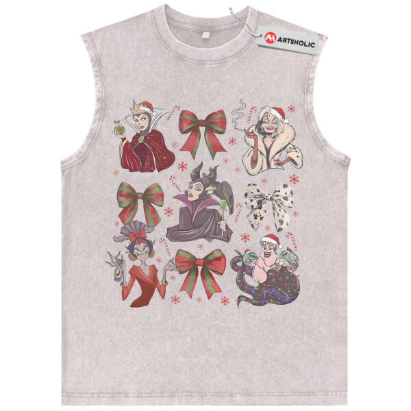 Female Disney Villains Tank Top, Christmas Tank Top, Animated Tank Top, Vintage Tank Top