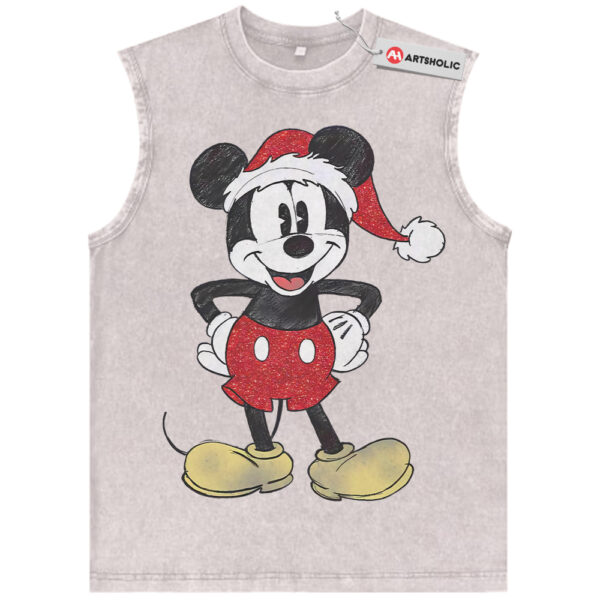 Mickey Mouse Tank Top, Christmas Tank Top, Disney Tank Top, Animated Tank Top, Vintage Tank Top