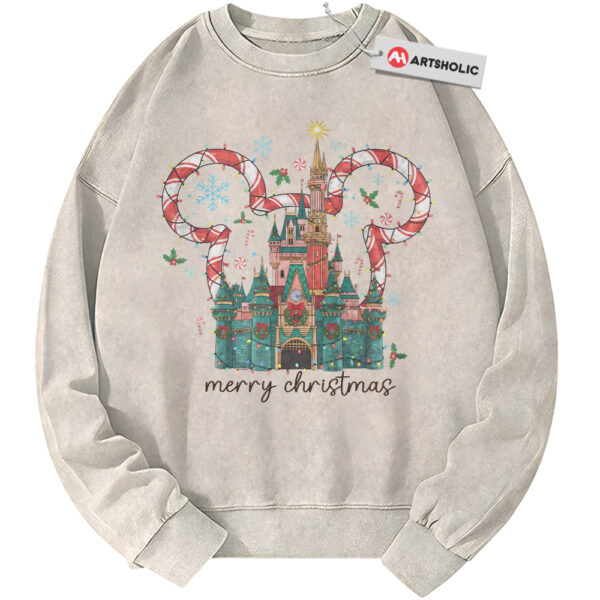Mickey Mouse Sweatshirt, Christmas Sweatshirt, Disney Sweatshirt, Animated Sweatshirt, Vintage Sweater