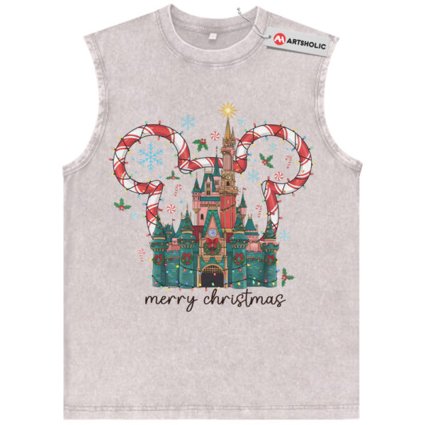 Mickey Mouse Tank Top, Christmas Tank Top, Disney Tank Top, Animated Tank Top, Vintage Tank Top